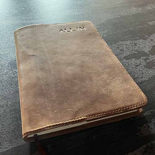 “All-In” Leather Journal