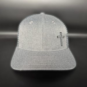 Cross Mesh Hat - Dark Heather