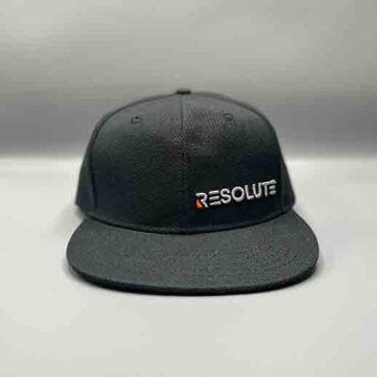 Resolute Hat | Flat Bill Black