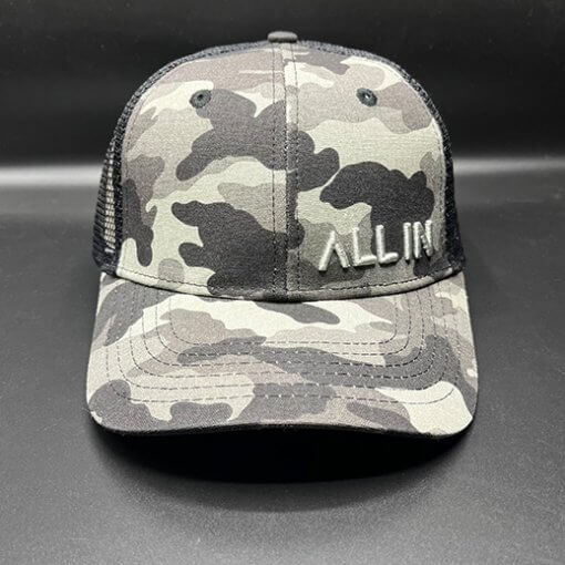 All In Hat | Trucker Mesh Black Camo